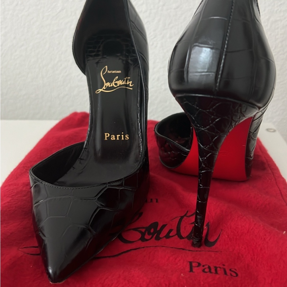 Christian Louboutin Crocodile Iriza Pumps